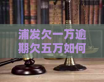 浦发欠一万逾期欠五万如何处理