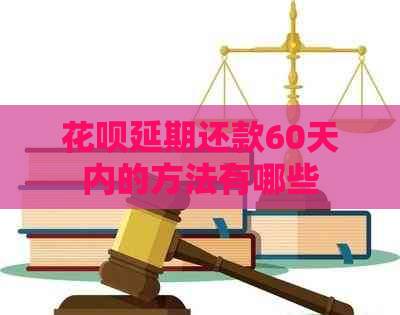 白条延期还款60天内的方法有哪些