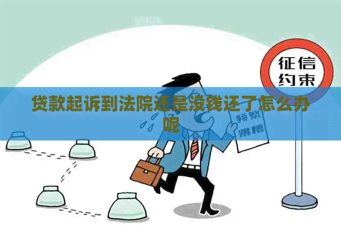 贷款起诉到法院还是没钱还了怎么办呢