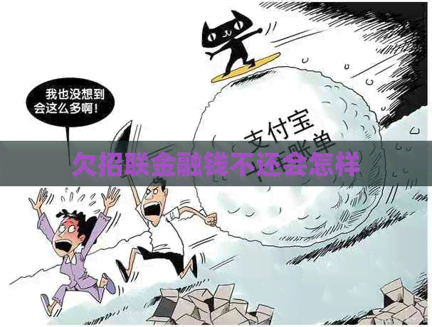 欠招联金融钱不还会怎样