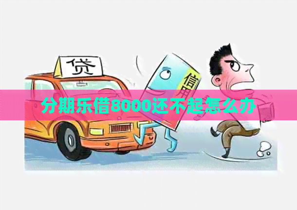借8000还不起怎么办