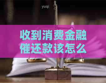 收到消费金融催还款该怎么办