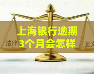上海银行逾期3个月会怎样处理