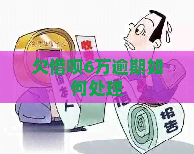 欠信用卡6万逾期如何处理
