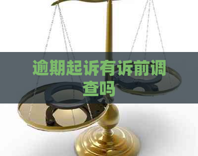逾期起诉有诉前调查吗