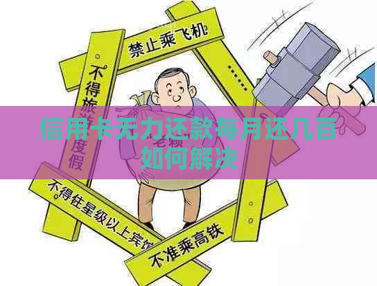 信用卡无力还款每月还几百如何解决