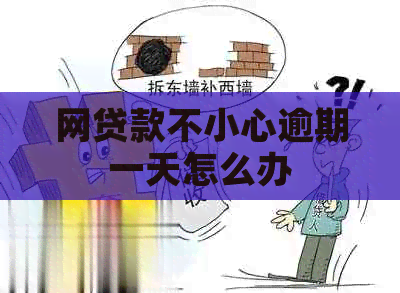 网贷款不小心逾期一天怎么办
