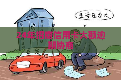 24年招商信用卡大额逾期协商