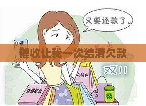 让我一次结清欠款