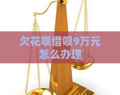 欠白条信用卡9万元怎么办理