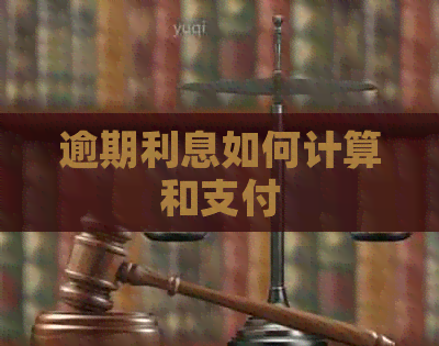 逾期利息如何计算和支付