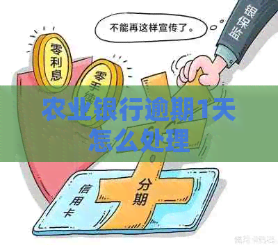 农业银行逾期1天怎么处理