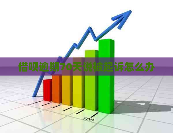 借呗逾期70天说被起诉怎么办