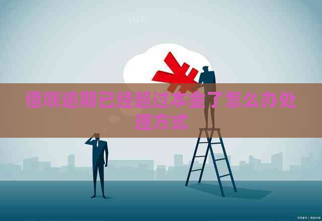 信用卡逾期已经超过本金了怎么办处理方式