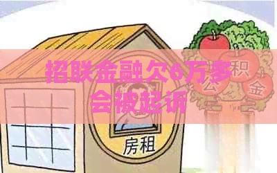 招联金融欠6万多会被起诉