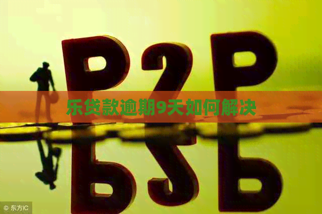 乐贷款逾期9天如何解决