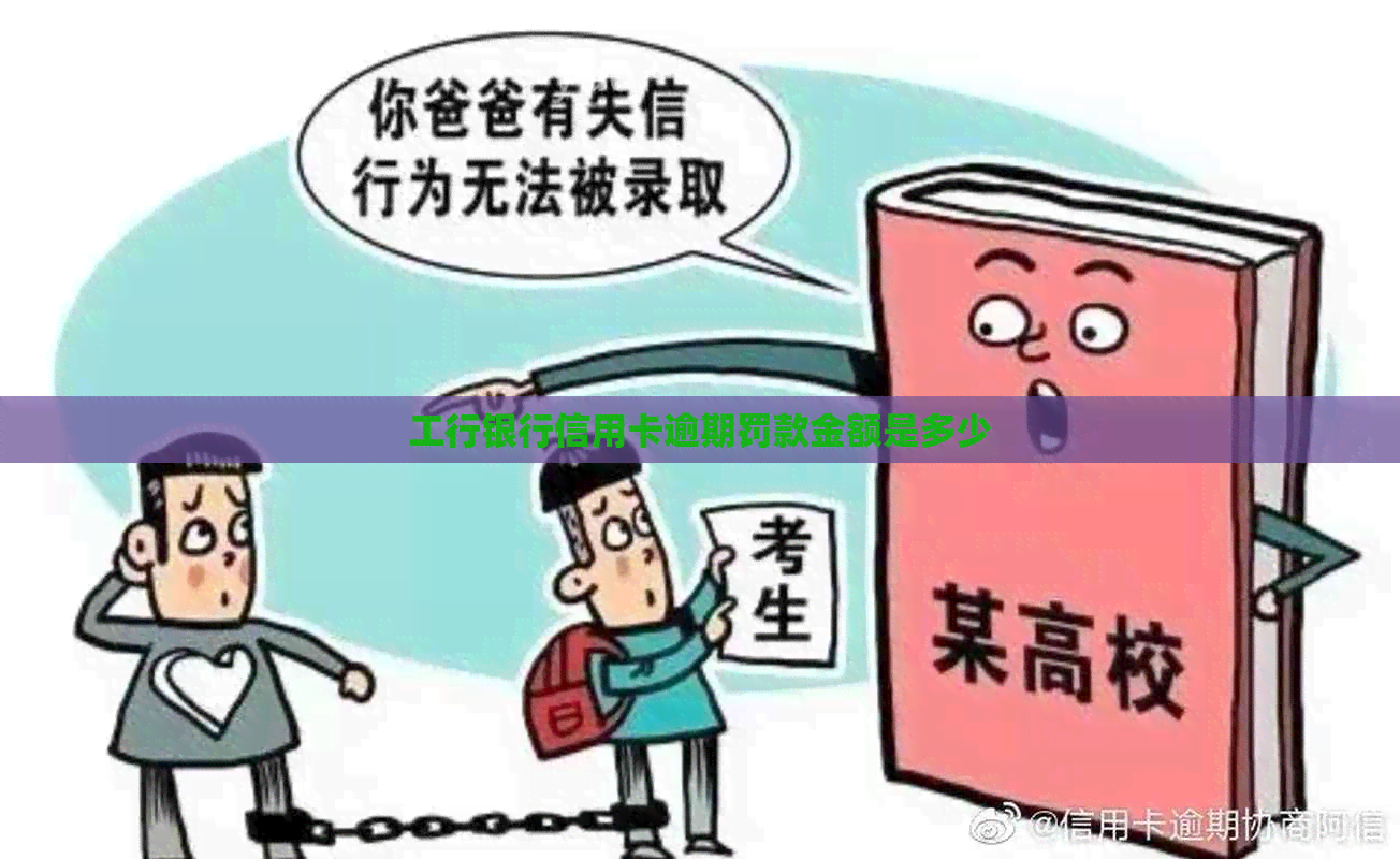 工行银行信用卡逾期罚款金额是多少