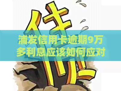 浦发信用卡逾期9万多利息应该如何应对