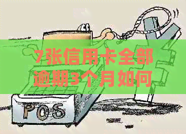 7张信用卡全部逾期3个月如何处理