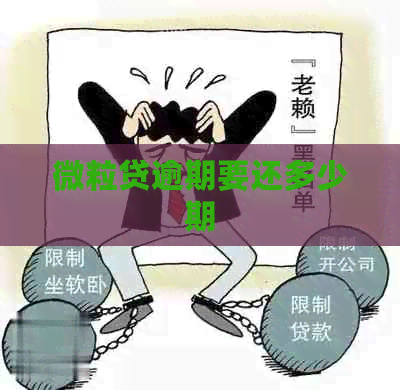 微粒贷逾期要还多少期
