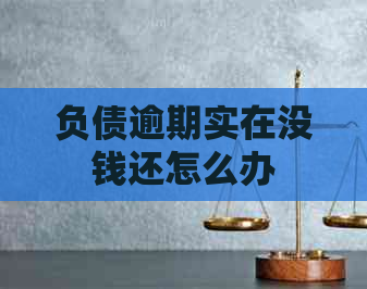 负债逾期实在没钱还怎么办