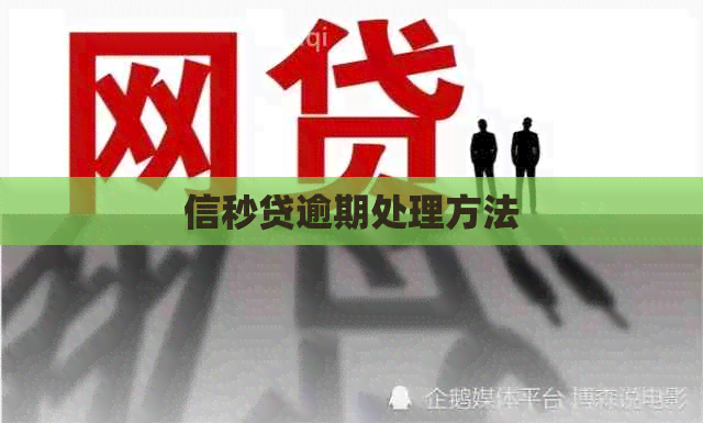信秒贷逾期处理方法