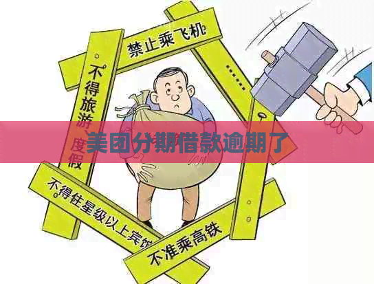 美团分期借款逾期了