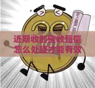 近期收到短信怎么处理才能有效应对