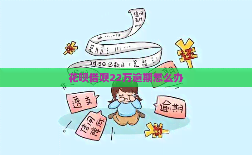 白条信用卡22万逾期怎么办