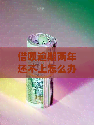信用卡逾期两年还不上怎么办