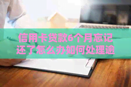 信用卡贷款6个月忘记还了怎么办如何处理逾期还款问题及解决办法
