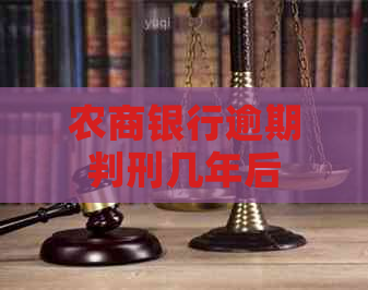 农商银行逾期判刑几年后