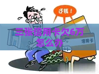 三张信用卡欠6万怎么办