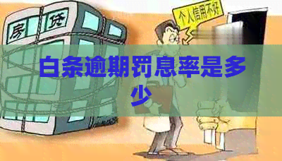 白条逾期罚息率是多少