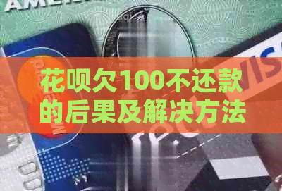 白条欠100不还款的后果及解决方法