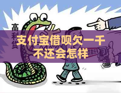 信用卡信用卡欠一千不还会怎样