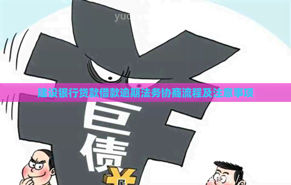 建设银行贷款借款逾期法务协商流程及注意事项