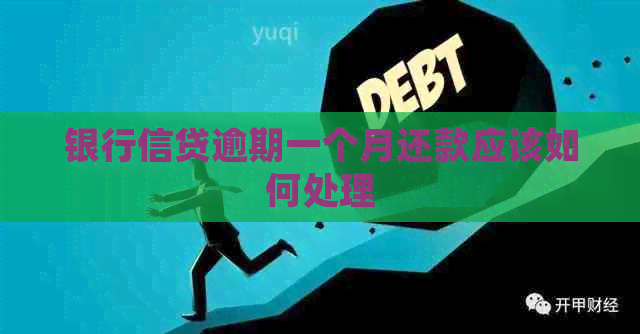 银行信贷逾期一个月还款应该如何处理