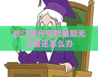 长江银行贷款逾期无力偿还怎么办