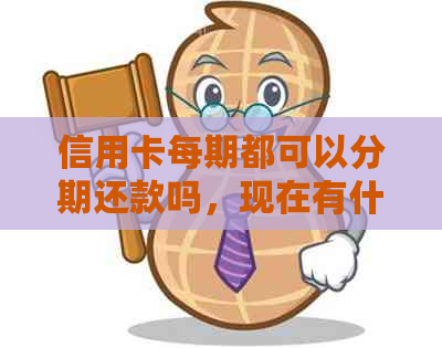 信用卡每期都可以分期还款吗，现在有什么新政策？
