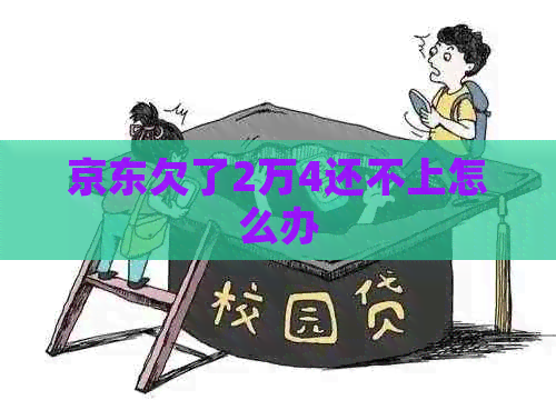 京东欠了2万4还不上怎么办