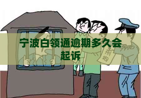 宁波白领通逾期多久会起诉