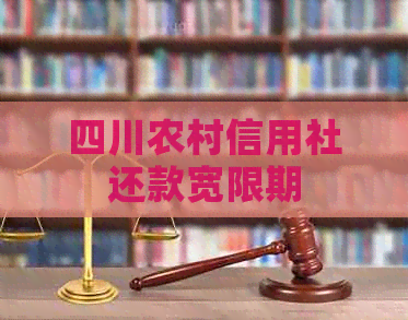 四川农村信用社还款宽限期