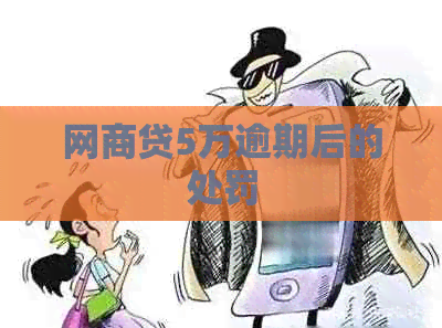 白条贷5万逾期后的处罚
