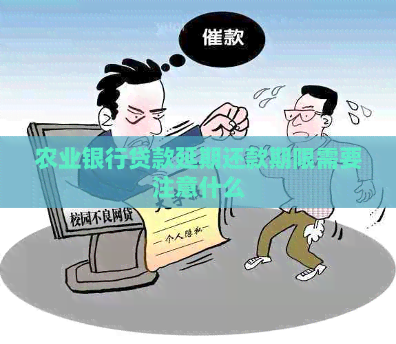 农业银行贷款延期还款期限需要注意什么