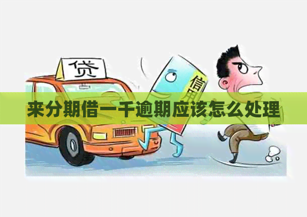 来分期借一千逾期应该怎么处理