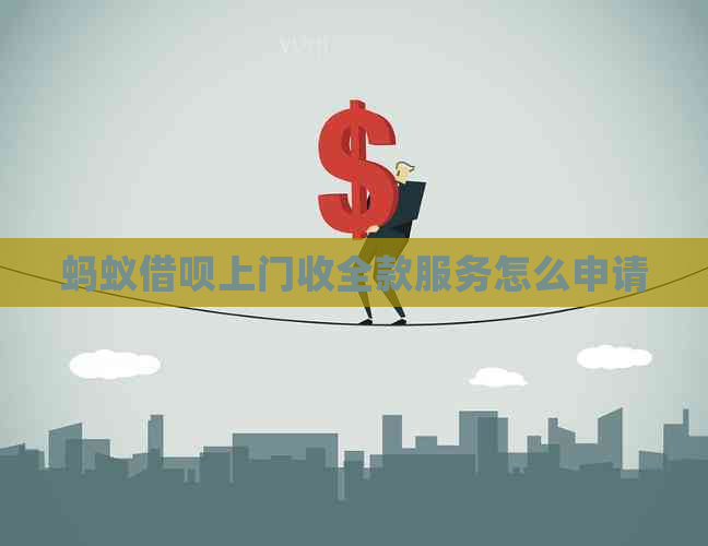 蚂蚁信用卡上门收全款服务怎么申请