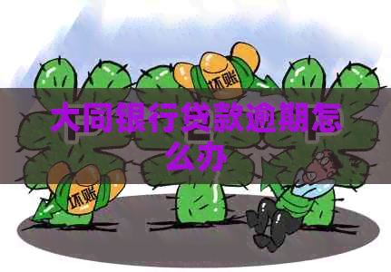 大同银行贷款逾期怎么办