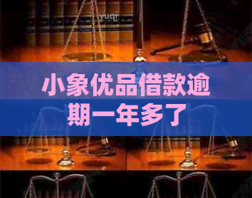 小象优品借款逾期一年多了