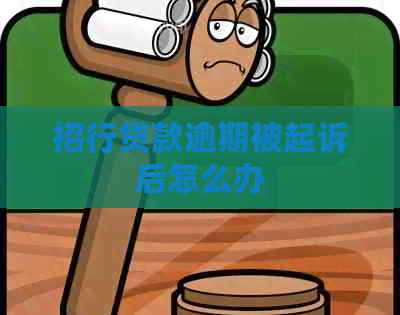 招行贷款逾期被起诉后怎么办